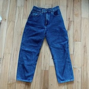 Levi's High Rise Barrel Crop Jeans